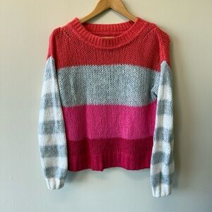 Gap Multicolor Colorblock Knit Sweater